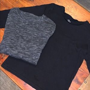 Two long sleeved shirt bundle